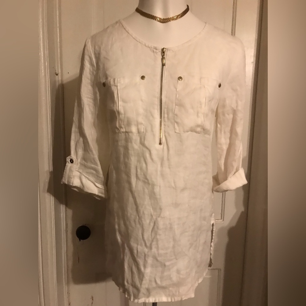 NWT, Jones & Co. white women’s 💯 % pure Lenin size: S